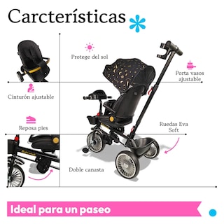 Foto 2 | Foto 2 | Triciclo Infantil The Baby Shop Negro