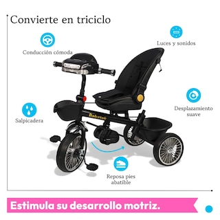 Foto 6 | Foto 6 | Triciclo Infantil The Baby Shop Negro