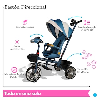 Foto 3 | Foto 3 | Triciclo Infantil The Baby Shop Azul