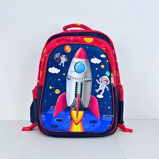 Foto 3 | Foto 3 | Set 3 Mochila Lonchera Lapicera Escolar Diseño Cohete
