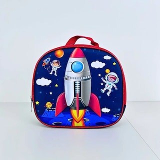 Foto 4 | Foto 4 | Set 3 Mochila Lonchera Lapicera Escolar Diseño Cohete