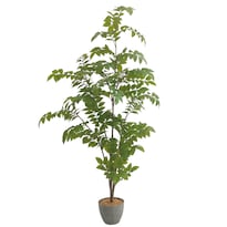 Planta Artificial Moderna Con Maceta Decorativa Real Style Árbol Peral Grande De 150cm De Alto Artego