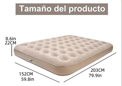 Foto 4 | Foto 4 | Colchón Inflable Queen Beige