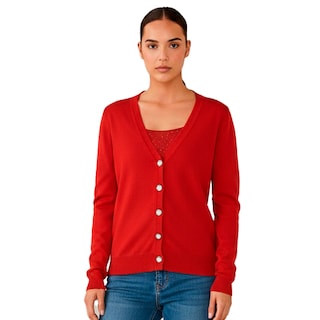 Foto 1 | Foto 1 | Suéter Britos Jeans Mujer Rosa Algodón Sr3081