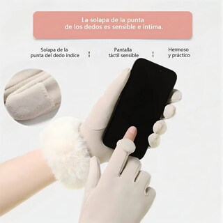 Foto 2 | Foto 2 | Guantes Térmicos Café