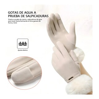 Foto 3 | Foto 3 | Guantes Térmicos Café