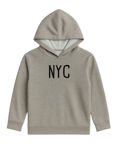 Foto 2 | Foto 2 | Hoodie Zyro Kids 1203 Gris New York Multicolor Para Niño