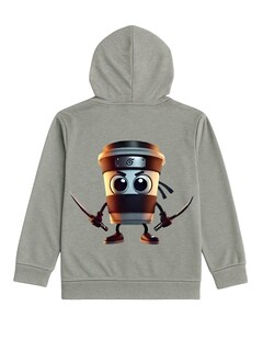 Foto 1 | Foto 1 | Hoodie Zyro Kids 1203 Gris Vaso Ninja Brainrot Para Niño