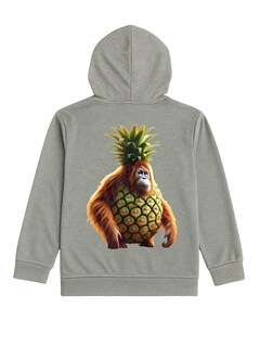 Foto 1 | Foto 1 | Hoodie Zyro Kids 1203 Gris Orangután Piña Brainrot Para Niño