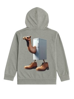 Foto 1 | Foto 1 | Hoodie Zyro Kids 1203 Gris Camello Refrigerador Para Niño