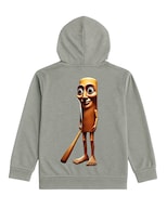 Hoodie Zyro Kids 1202 Gris Brainrot Sublimada Para Niño