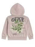 Hoodie Zyro Kids 1203 Taupe Mediterranean Olive Para Niño