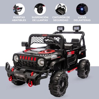 Foto 2 | Foto 2 | Montable Eléctrico Jeep Dodo Kids Bx1988 2 Motores 12 Volts Negro