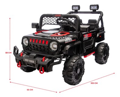 Foto 7 | Foto 7 | Montable Eléctrico Jeep Dodo Kids Bx1988 2 Motores 12 Volts Negro