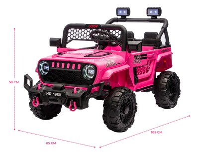 Foto 6 | Foto 6 | Montable Eléctrico Jeep Dodo Kids Bx1988 2 Motores 12 Volts Rosa