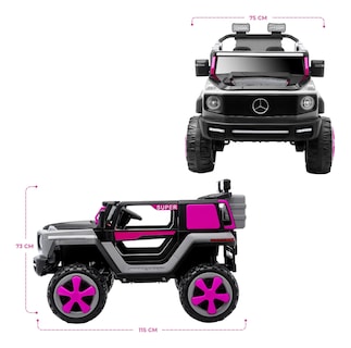 Foto 8 | Foto 8 | Montable Eléctrico Dodo Kids Bdx008 2 Motores 12 V Luces Rosa