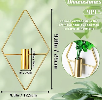 Foto 2 | Foto 2 | Floreros de Pared Xtellar 4 Piezas
