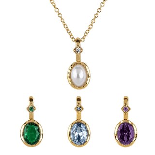 Foto 2 | Foto 2 | Collar Luckyly Alea Baño de Oro 14k con Dijes