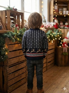 Foto 4 | Foto 4 | Suéter Navideño Muñeco de Nieve Infantil