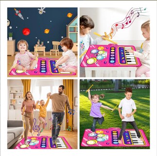Foto 3 | Foto 3 | Tapete Piano Musical Para Niño Modelo Rosa