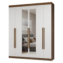Ropero Closet Madesa Venus 6 Puertas 2 Espejos 180cm Mb 01