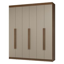 Ropero Closet Madesa Venus 6 Puertas 4 Cajones 180cm Mc 02