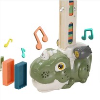 Automático Trenes Dominó Modelo Verde