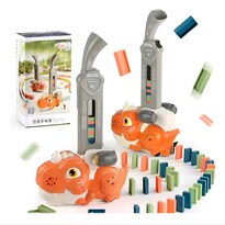 Automático Trenes Dominó 60 Pcs Modelo Naranja