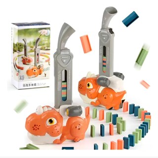 Foto 1 | Foto 1 | Automático Trenes Dominó 60 Pcs Modelo Naranja