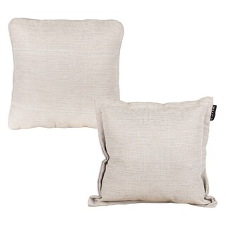 Foto 1 | Foto 1 | Set De 2 Cojines Dicasa Kappa Zita Color Crema(1 Cuadrado + 1 Cuadrado Grande)