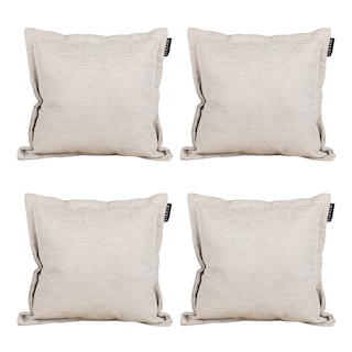 Foto 1 | Foto 1 | Set De 4 Cojines Dicasa Kappa Color Crema Cuadrado