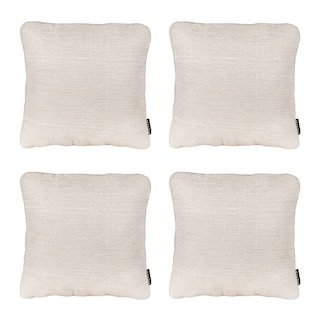 Foto 1 | Foto 1 | Set De 4 Cojines Dicasa Zita Color Crema Cuadrado Grande