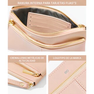 Foto 3 | Foto 3 | Tarjetero Rosa con Correa