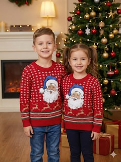 Foto 3 | Foto 3 | Suéter Navideño Santa Claus Infantil