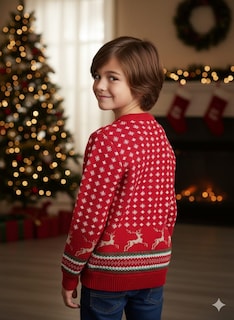 Foto 4 | Foto 4 | Suéter Navideño Santa Claus Infantil