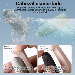 Foto 3 | Foto 3 | Aparato De Pedicura Eléctrico Con Papel De Lija Para Pies Eo Safe Imports Esi-22795 Rosa