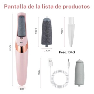 Foto 4 | Foto 4 | Aparato De Pedicura Eléctrico Con Papel De Lija Para Pies Eo Safe Imports Esi-22795 Rosa