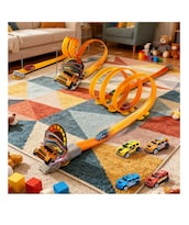 Pista De Juguete Para Coches Naranja