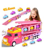 Princesa Pista De Carros 7 En 1 Color Rosa