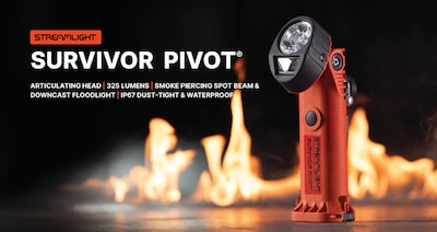 Foto 5 | Foto 5 | Linterna Streamlight Survivor Pivot Usb 325lm Naranja - Venta Internacional.