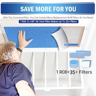 Foto 5 | Foto 5 | Filtros De Ventilación Ubeesize Cortados A Medida De 12 X 90 Pulgadas Merv 8 (35+) - Venta Internacional.