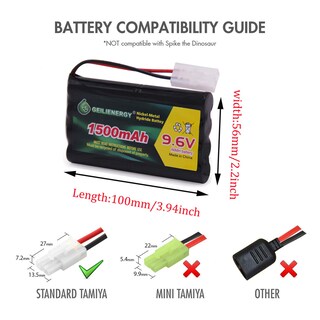 Foto 5 | Foto 5 | Paquete De Baterías Recargables Qblpower 9.6v 1500mah Para Coche Rc - Venta Internacional.