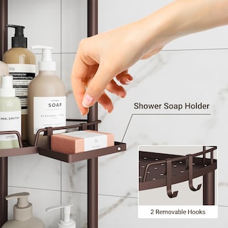 Foto 3 | Foto 3 | Soporte De Ducha De Esquina Shelf Elyken 4 Niveles Metal Inoxidable - Venta Internacional.