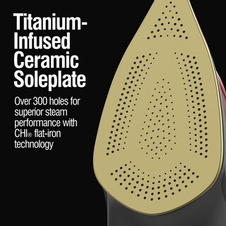 Foto 4 | Foto 4 | Plancha De Vapor Chi 13101 1700 W Con Más De 300 Orificios Suela De Titanio - Venta Internacional.