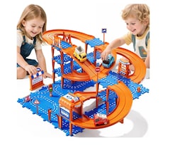 Juego De Pista Para Niños Color Naranaja