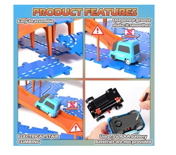 Foto 3 | Foto 3 | Juego De Pista Para Niños Color Naranaja