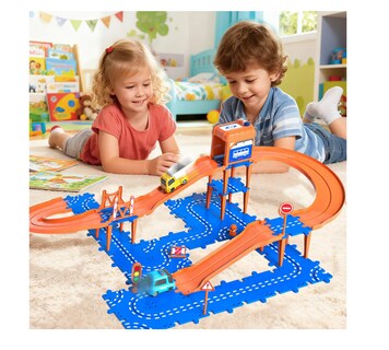 Foto 4 | Foto 4 | Juego De Pista Para Niños Color Naranaja