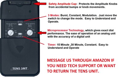 Foto 2 | Foto 2 | Estimulador Muscular De La Unidad Tens Choice Con Acceso. - Venta Internacional.