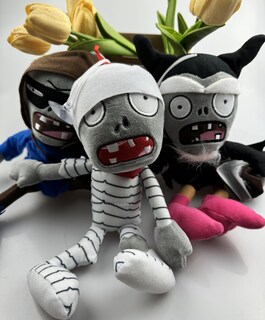 Foto 7 | Foto 7 | Peluche Jhesao Plants And Zombies Mummy Zombie Pvz 30 Cm - Venta Internacional.