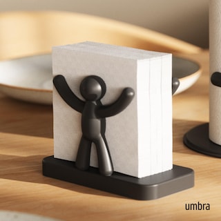 Foto 2 | Foto 2 | Servilletero Umbra Buddy Negro 15x9x8 Cm 0 25 Kg - Venta Internacional.